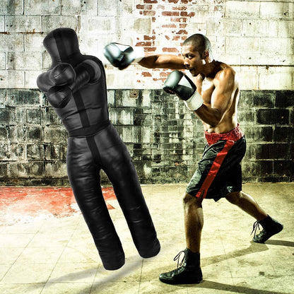 Aoneky Box-Dummies 1.8M, Filled Weight Up to 65KG - Grappling Dummy Punching Bag for Boxing, MMA, Judo, Martial Arts, Jiu-Jitsu, Wrestling (unfilled)