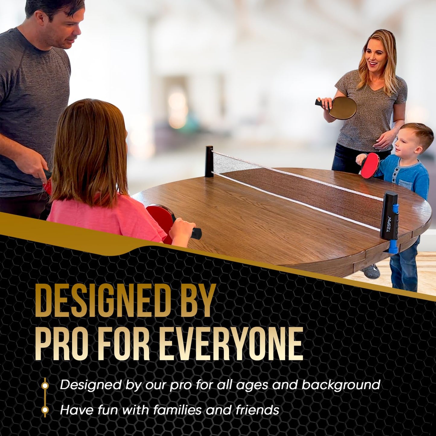 Ping Pong Paddle 2-pack with 3 balls