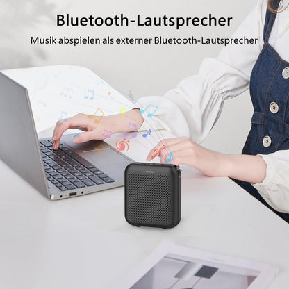 Norwii Language Amplifier, PA Amplifiers, Portable Mini Cable Microphone Headset for teachers in the classroom and outdoor lectures, teaching, tour guides, USB-C rechargeable.