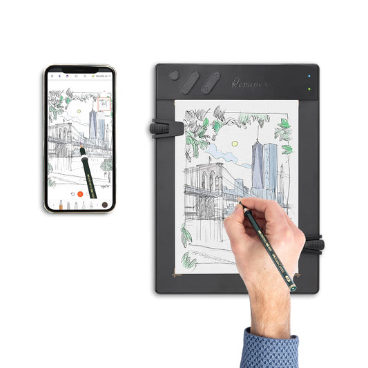 iskn Repaper Edition Faber-Castell - Pen & Paper Graphic Tablet with 8192 pressure levels