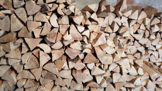 Kindling firewood fireplace wood barbecue wood 25 kg ready for the stove split into 25 cm logs chamber dried