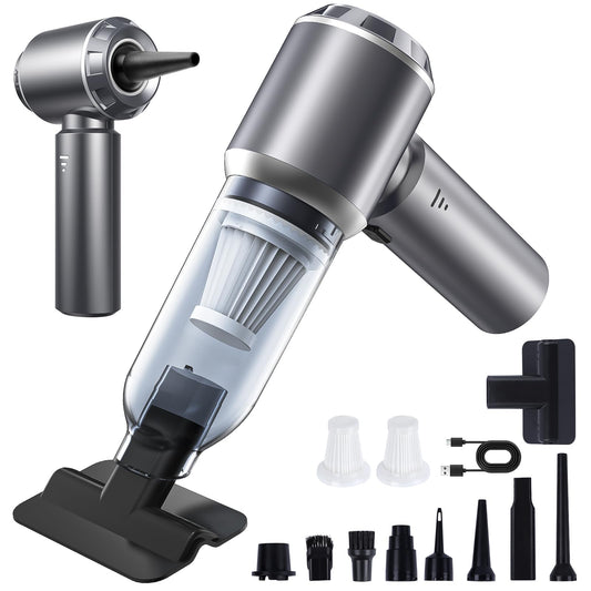 WILLONG Handheld Vacuum Cleaner Cordless, Car Vacuum Cleaner 18000Pa Mini Vacuum Cleaner, Rechargeable Portable Lightweight Auto Vacuum Cleaner Strong, for Car, Office, Kitchen, Pet Hair