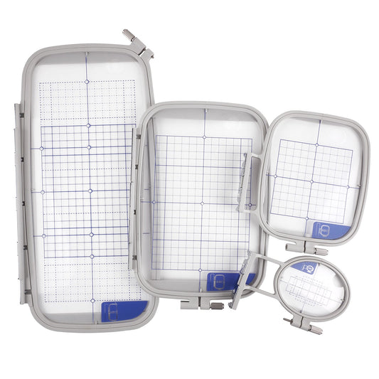4-piece embroidery hoop set for BROTHER embroidery machine - Embroidery hoops 4 pieces for 700E - 750E