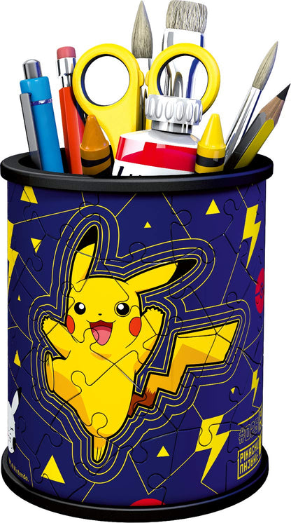 Ravensburger children's puzzle 10035 - Pokémon Types - 150 pieces XXL Pokémon puzzle & 3D puzzle 11257 - Utensilo Pokémon Pikachu - 54 pieces
