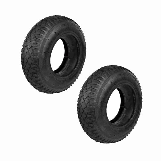 2X spare tires pneumatic wheel wheelbarrow wheelbarrow tire 4.80/4.00-8 with tube