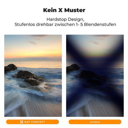 K&F CONCEPT 67mm polarizer (CPL) & ND2-ND32 filter 2-IN-1 multifunctional filter (1-5 stops)