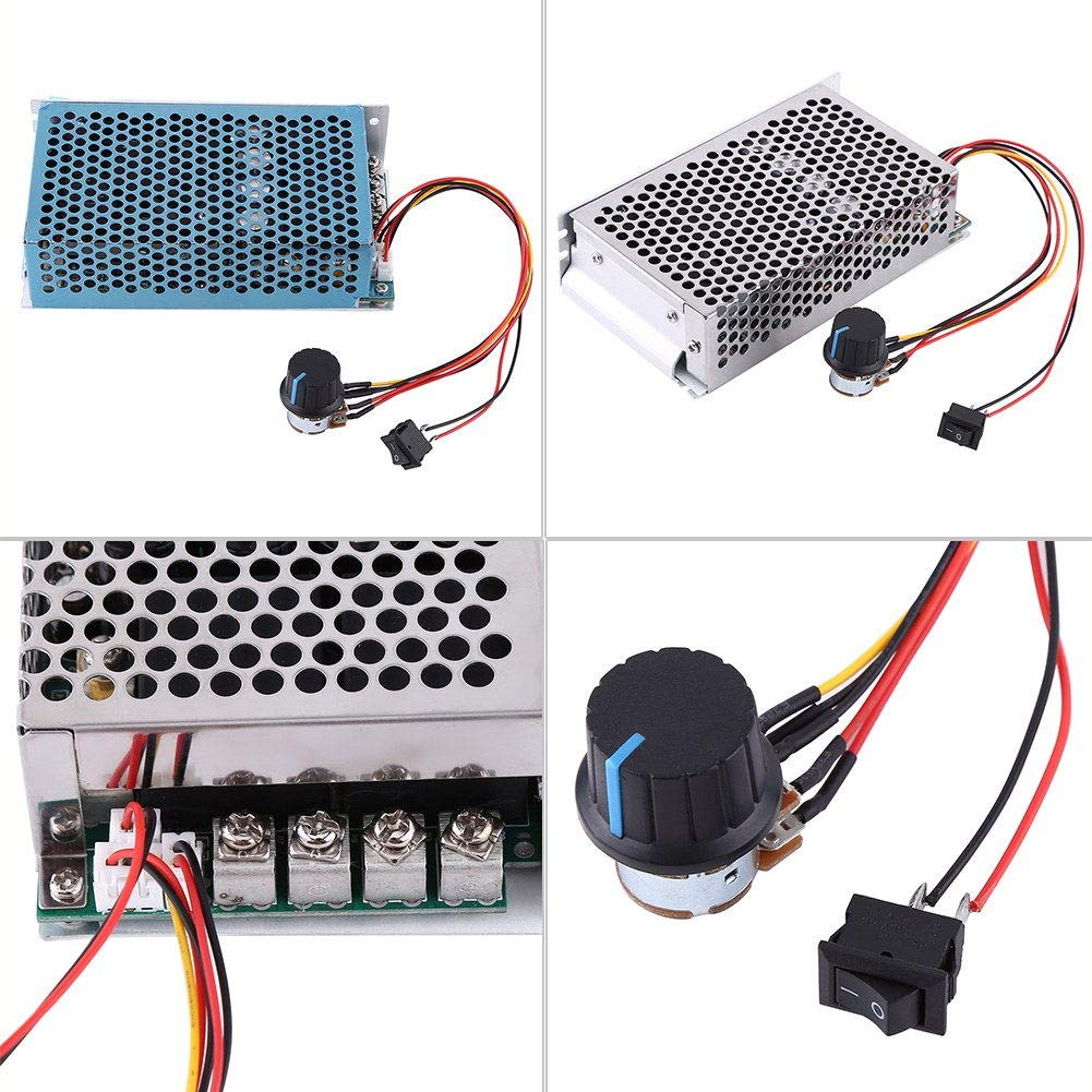 10-50V DC Motor Speed Controller PWM Control Switch Speed Regulator Motor Control Board 100A 3000 Watt