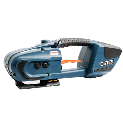 DeTec. DT-UM19 Battery-powered strapping tool for plastic straps (PE and PP) Strapping device Strapping machine Manual strapper Band tensioner Hand tool incl. 2x Li-Ion BATTERY | Strapping tensioner