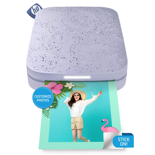 HP Sprocket Portable 2x3 Inch Instant Photo Printer (Purple) Collectible Album Kit
