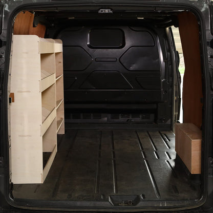 Vanify - Compatible with Mercedes VITO L2 (Long) 2003+ vehicle racking system. Includes vehicle shelves, tool boxes, and rear shelf.