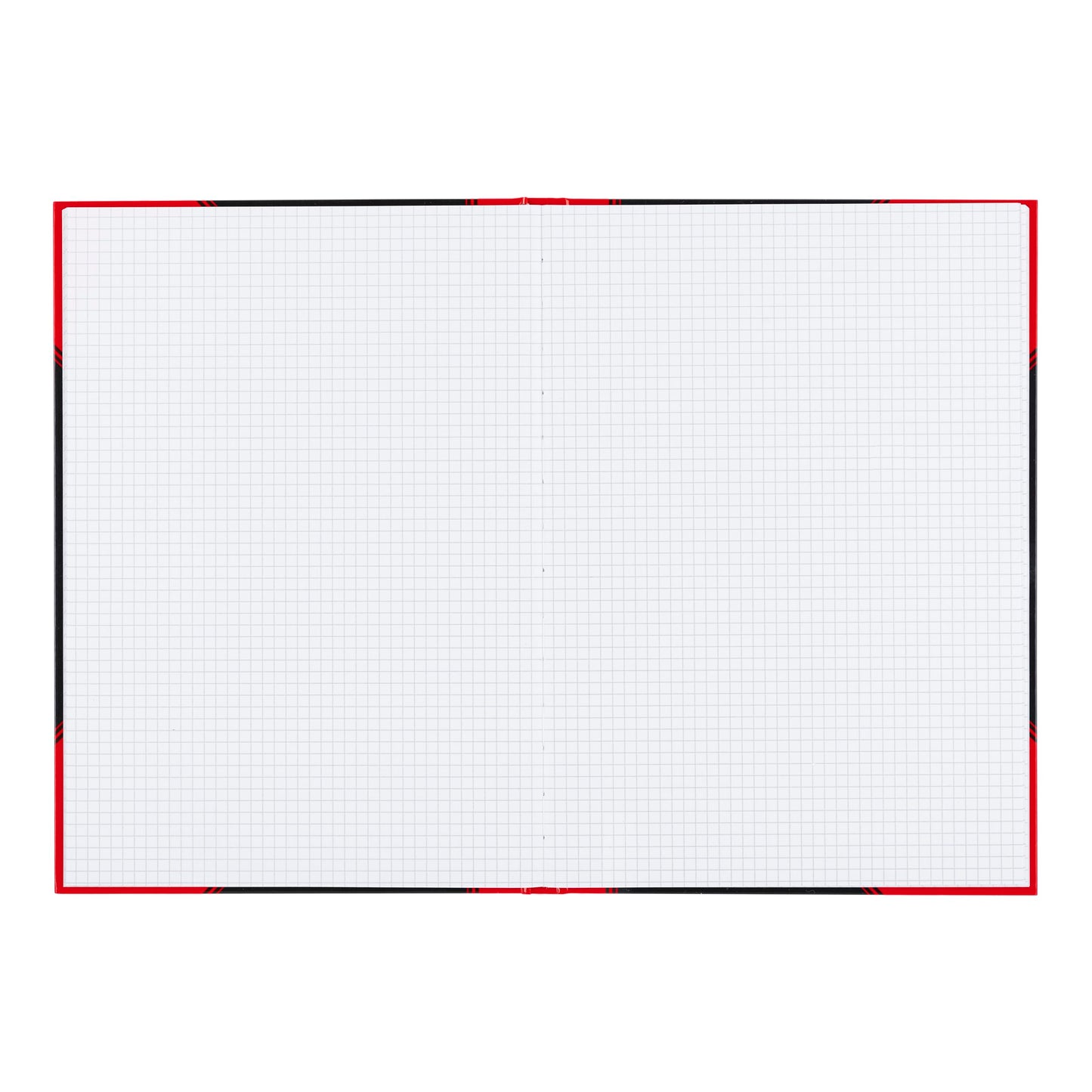 Bantex Notebook A4 squared, 192 pages, 70 gsm, Hardcover, black, pack of 3.