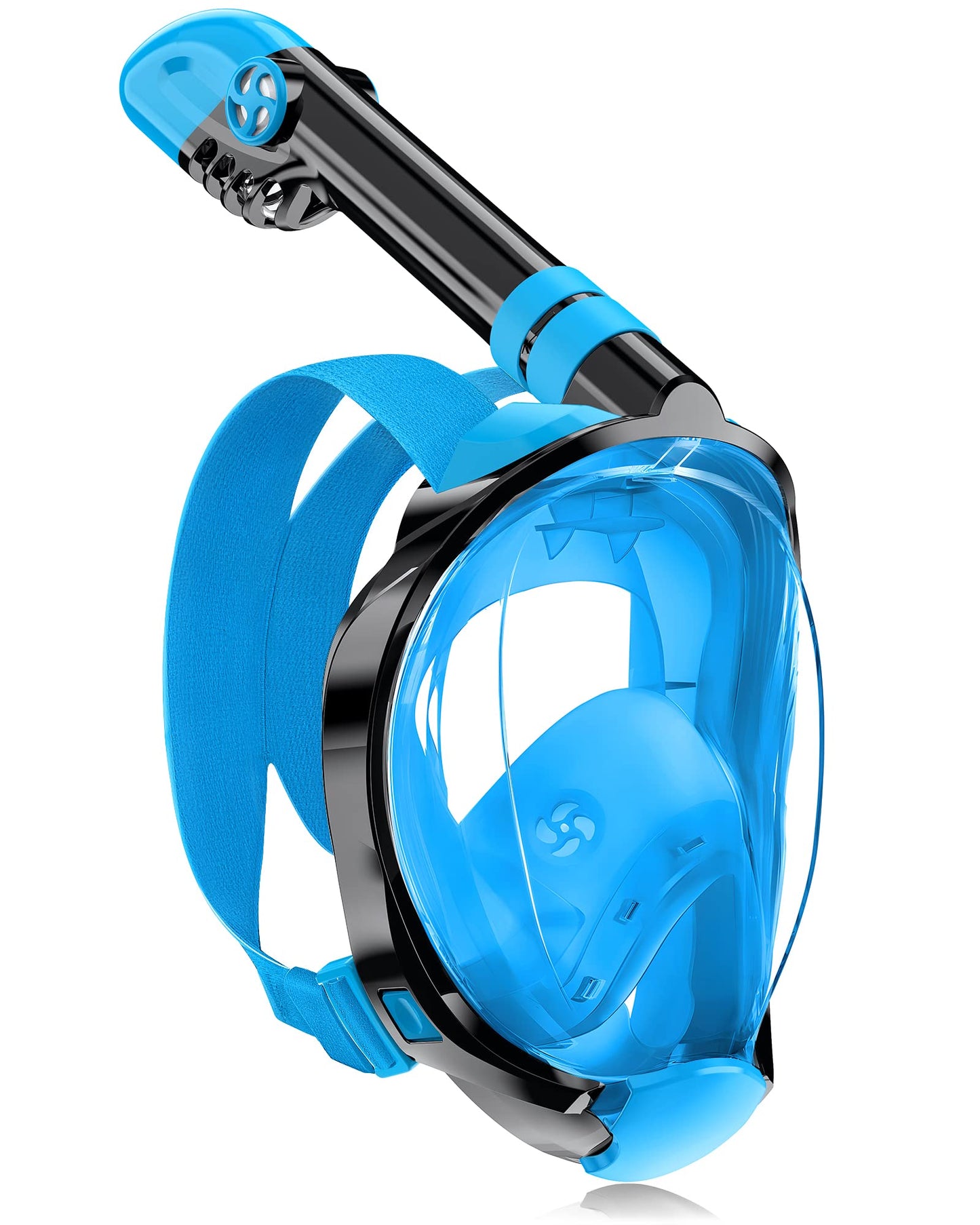 X99 Full Face Snorkel Mask, 180-Degree View Anti-Fog Diving Mask with Sport Camera Compatible, Diving Goggles for Adults