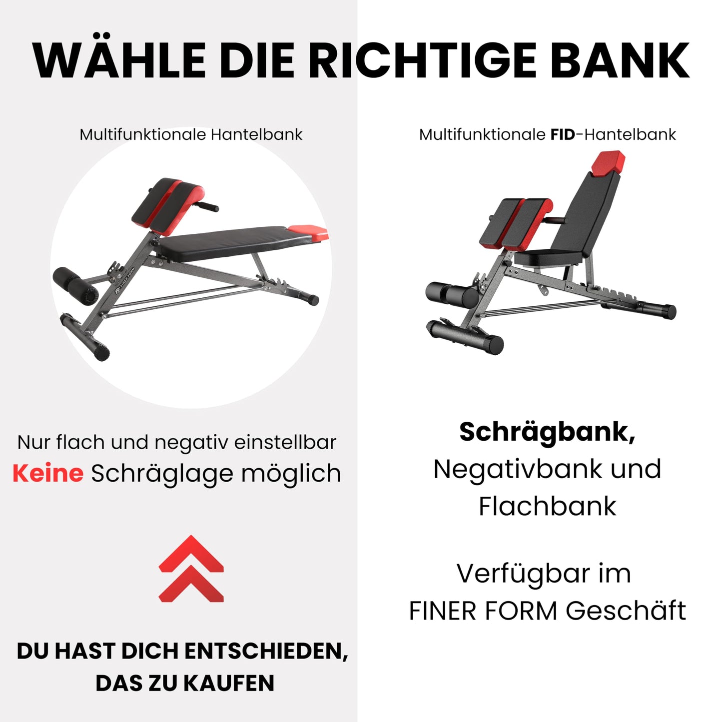 FF Finer Form Multifunctional Weight Bench for full-body workout - Hyperextension, Roman Chair, adjustable ab bench, Incline bench, Flat bench