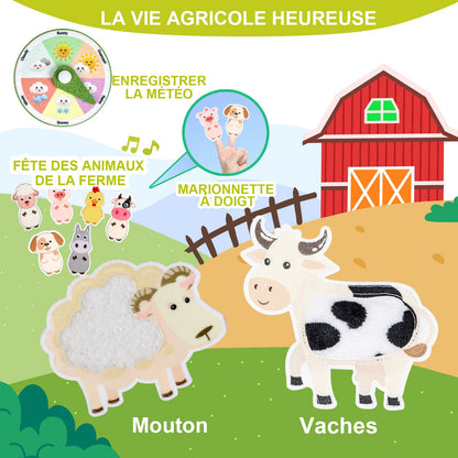 Quanquer French Busy Board for Children Birthday Gifts