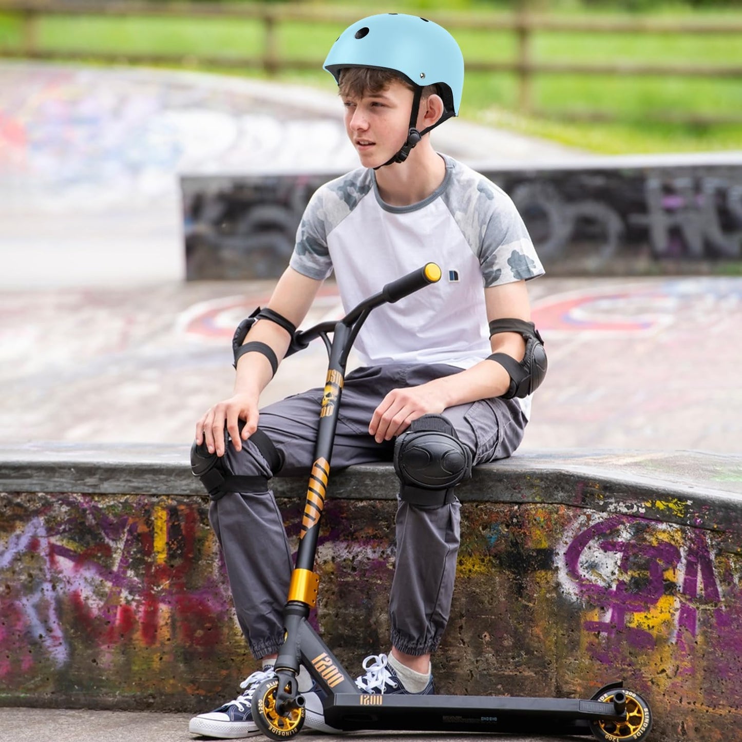 LeapBeast skate helmet bike helmet, ventilation | safety | lightweight | skateboarding helmet for bike skateboard scooter bmx child adult