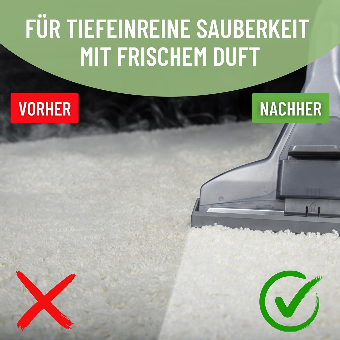 SCHLAUPUTZ® Cleaning Extractor Carpet & Upholstery Cleaner Concentrate - 1L Stain Remover Cleaning Agent for Carpet, Sofa, Car Seats - Use in Wet Vacuum & Hand Cleaning - No Bleach
