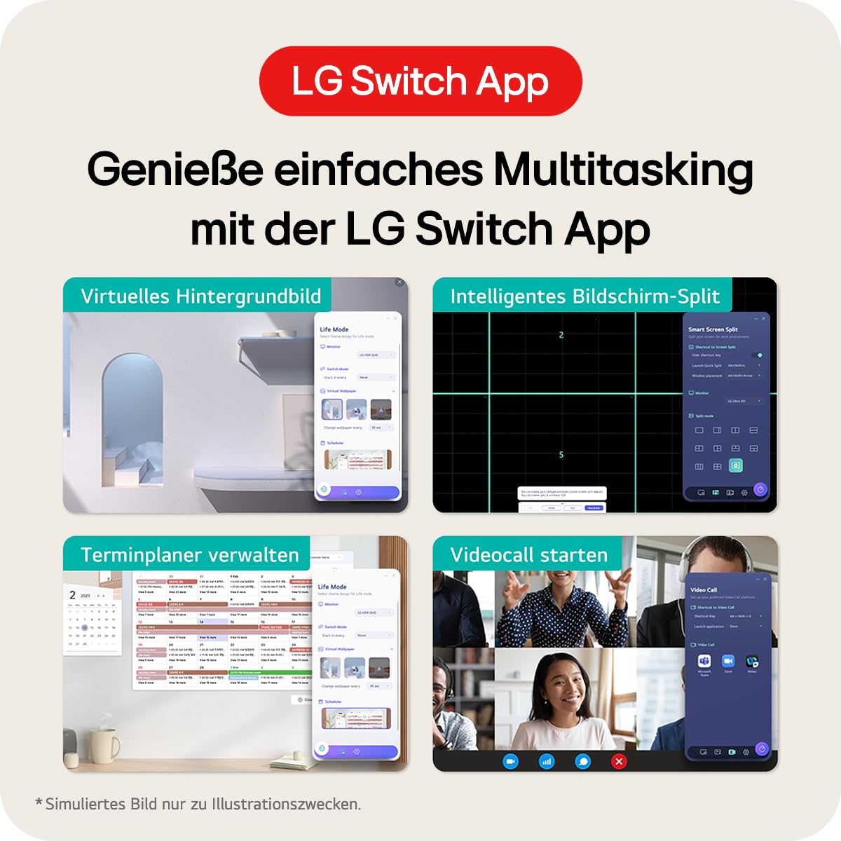 LG Electronics 34WR50QK-B.AEU UltraWide 1800R Curved QHD Monitor 34", 3440 x 1440, 21:9, 5ms GtG, 100 Hz, HDR10, 99% sRGB, PBP mode, OnScreen Control, AMD FreeSync - Black