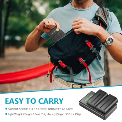 NEEWER NP F550 battery charger set, compatible with Sony NP F970 F750 F770 F960 F550 F530 F330 F570 CCD SC55 TR516 TR716 TR818 TR910 TR917 NEEWER LED light/monitor/camera slider (2-pack, black).
