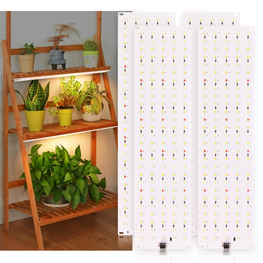 LED Plant Lamp 4PC, 540 LEDs Plant Light, 10 Brightness Levels Full Spectrum, 3 Light Modes Grow Light, Grow light with 3/9/12H Timer, for Indoor Plants, Succulents.