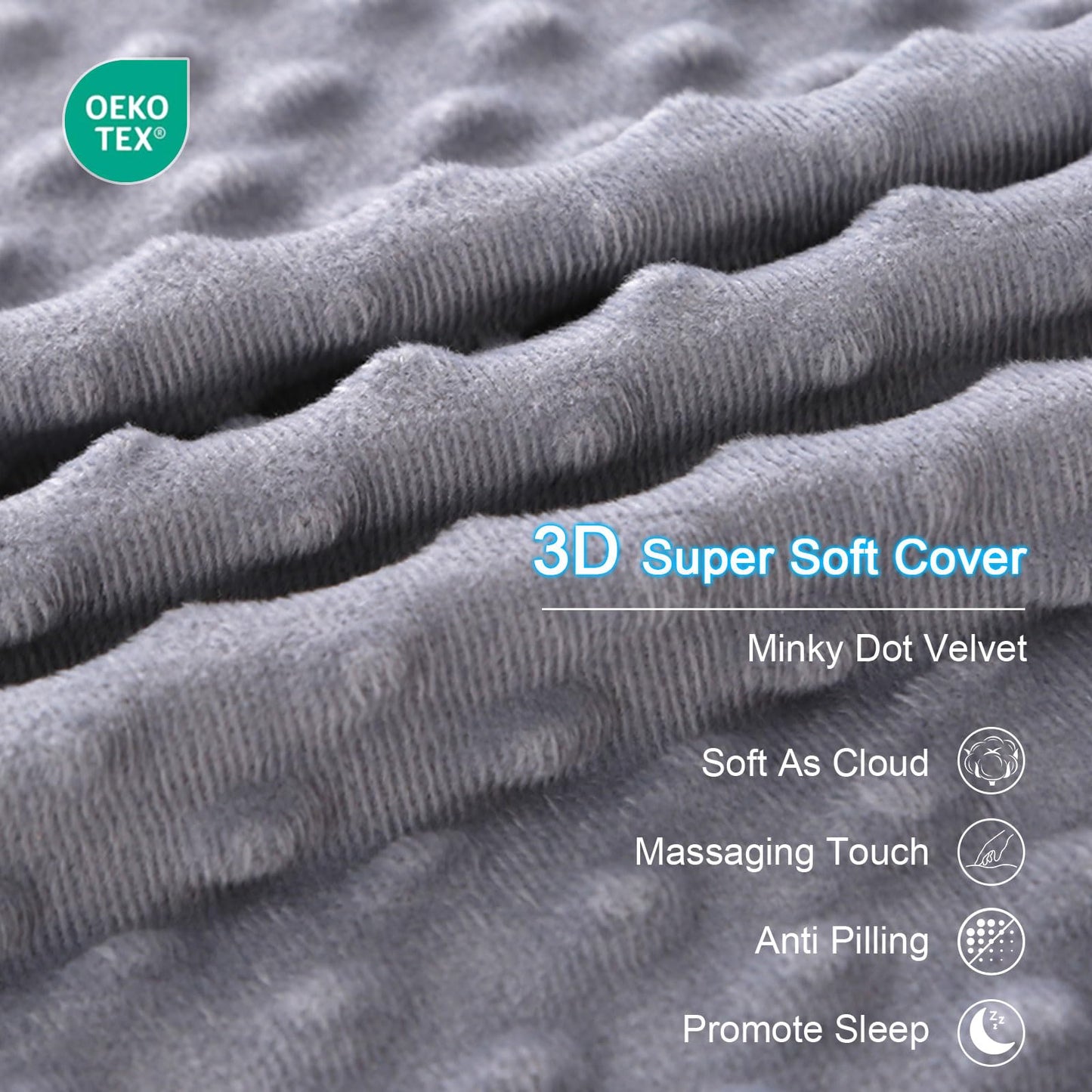 SHANNA Pregnancy Pillow U-Shape Side Sleeper Pillow Nursing Pillow Feeding Pillow with Minky Dot Cover, Large Support Pillow, Comfort Pillow for Adults, Body Pillow for Sleeping and Motherhood.