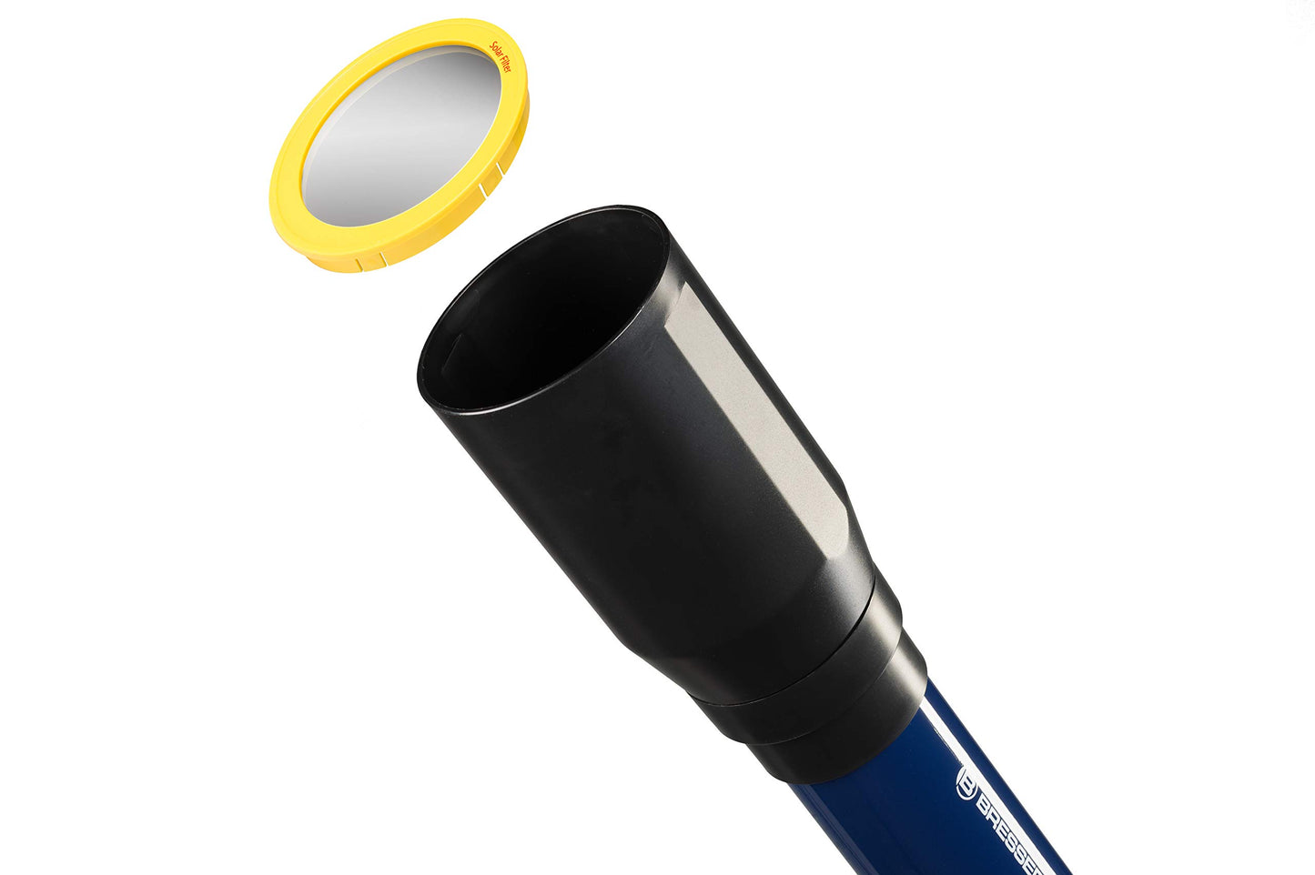 Bresser Telescope SKYLUX Lens Telescope 70/700mm with Smartphone Holder and Sun Filter, navy blue, 9618760LC1000