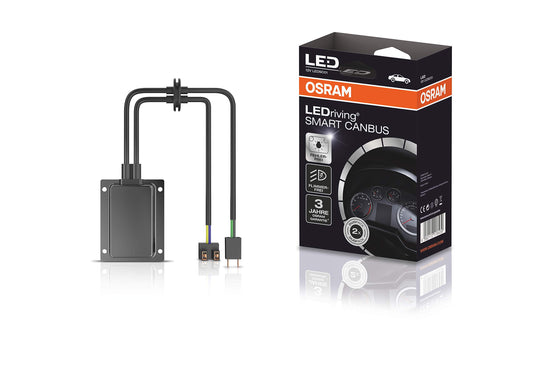 Osram LEDriving SMART CANBUS, LEDSC01, bypasses lamp failure detection system Retrofit bulbs such as Night Breaker H7-LED.