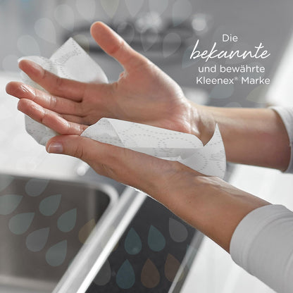 Kleenex Ultra Large Paper Towels with Interfold V-Fold 6778, 2-ply paper towels, FSC paper, 15 packs x 124 towels (1,860 fold towels), compatible with standard paper towel dispensers.
