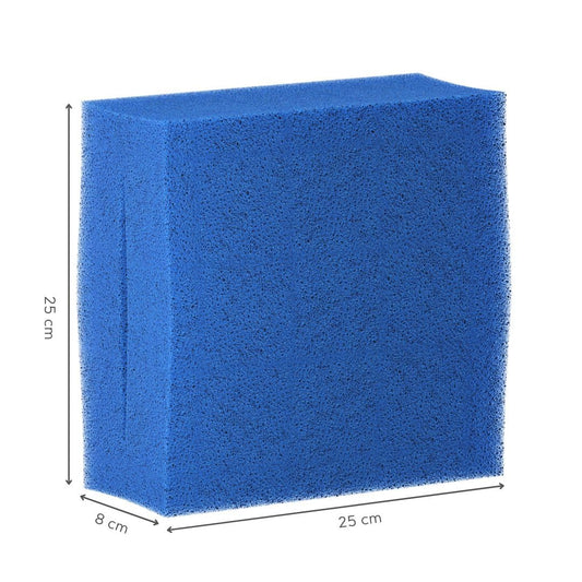 6X Replacement Filter Sponge suitable for Oase Biotec 10 (3X coarse 10ppi + 3X fine 30ppi) | Set 3X Blue 3X Red