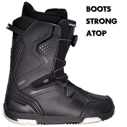 Airtracks Snowboard Set - Wide Board Refractions Game 161 - Soft Bindings Master - Soft Boots Star Black size 46 - SB Bag