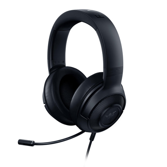 Razer Kraken X Lite - Wired ultra-light PC gaming headset - Surround sound - Bendable cardioid microphone (230g lightweight, 3.5mm jack for PS4, PS5, Switch, Xbox One, Xbox Series X|S) Black