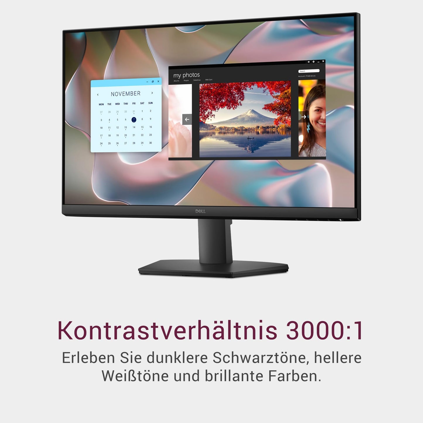Dell 22 Monitor - SE2225HM, Full HD (1920x1080), 100Hz, VA, 5ms, VESA (100x100mm), HDMI, VGA, 3 year warranty, Black