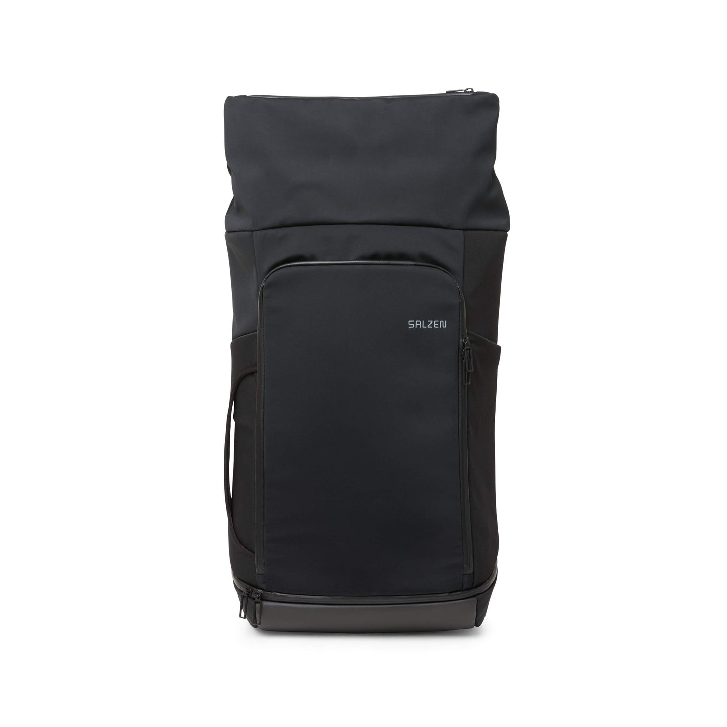 Salt Triplete Backpack made of nylon in the color black, with padded 16-inch tablet and laptop compartment, volume: 32L expandable to 37L, size: 32 x 21 x 56 cm, ZEN-SBP-001-858