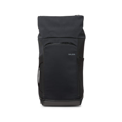 Salt Triplete Backpack made of nylon in the color black, with padded 16-inch tablet and laptop compartment, volume: 32L expandable to 37L, size: 32 x 21 x 56 cm, ZEN-SBP-001-858