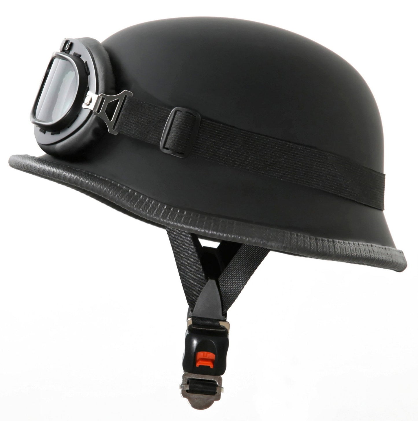 ATO WH1 motorcycle helmet in Wehrmacht style with aviator goggles size L 59 to 60cm