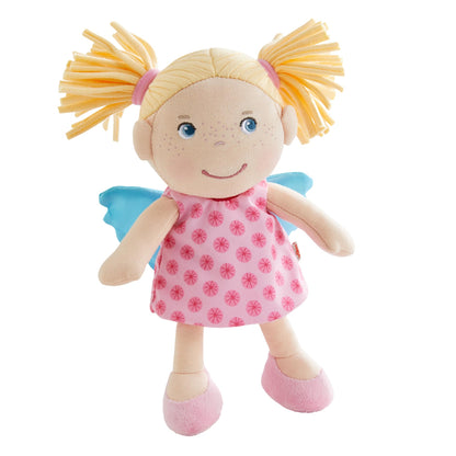 HABA Guardian Angel Finja - Cuddly Fabric Doll (20 cm), perfect welcome gift for babies & toddlers - Machine washable at 30 °C - 1304103001