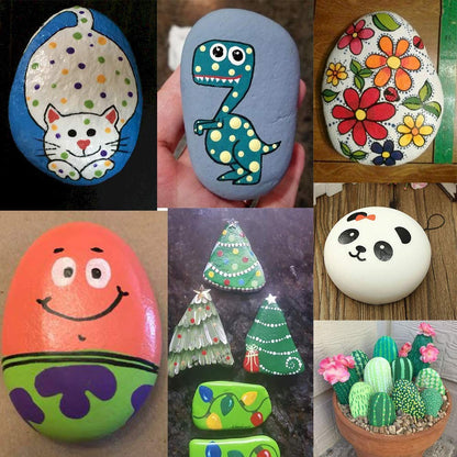 Beager Acrylic Paint Pens for Stones Waterproof, 0.7mm Permanent Marker Pens Enamel Pen Acrylic Paint Pens for Wood Canvas Ceramic Metal Paper Glass Plastic Leather Photo Albums 30Pcs