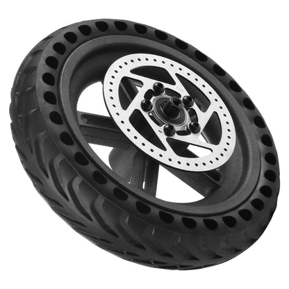 Coolty Xiaomi Scooter M365 solid tire with hub and brake disc, puncture-proof rear wheel compatible with Xiaomi Mijia M365 electric scooters.