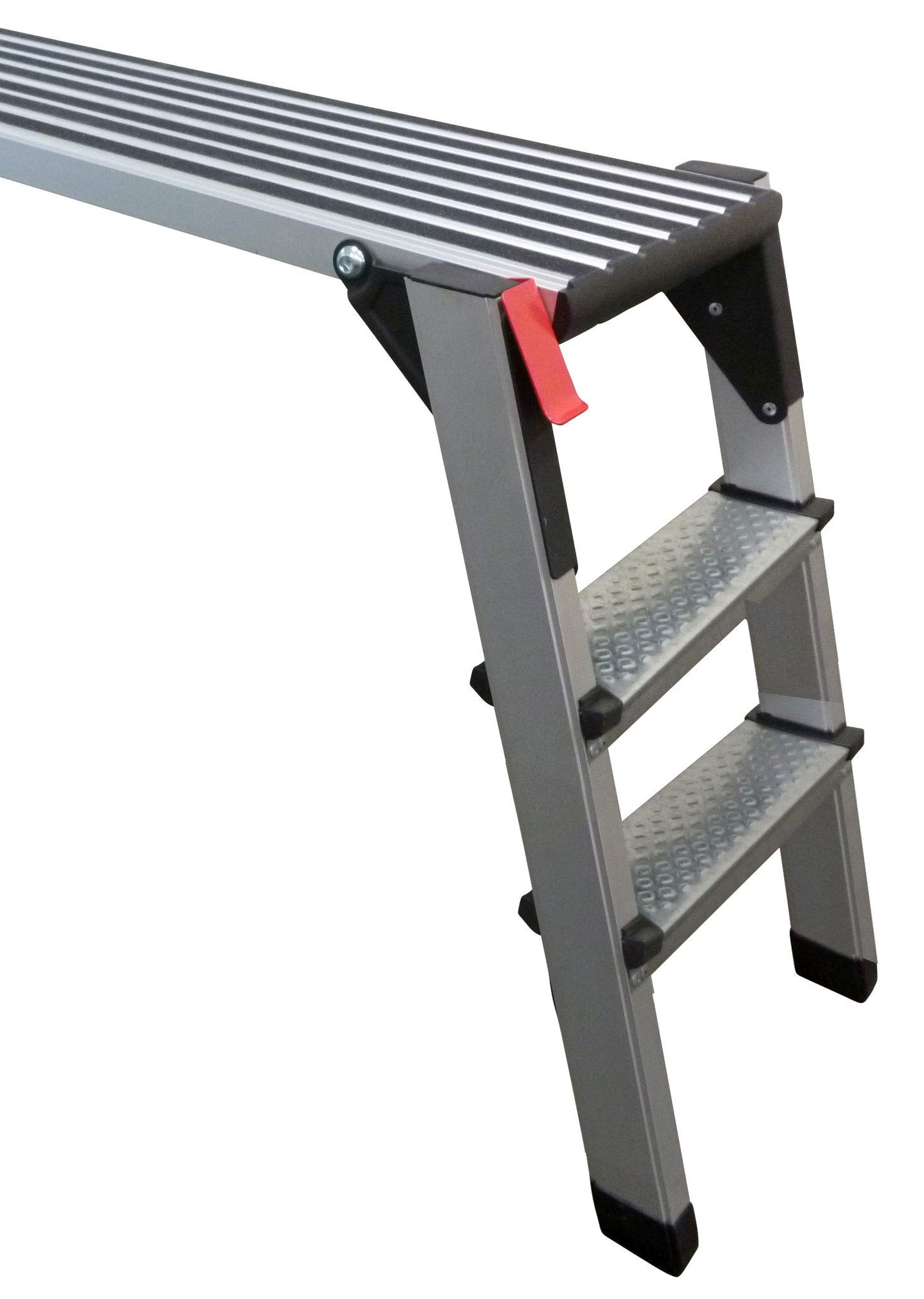 Work platform, scaffolding ladder, 70 cm working height, aluminum ladder step stool (70 cm working height)