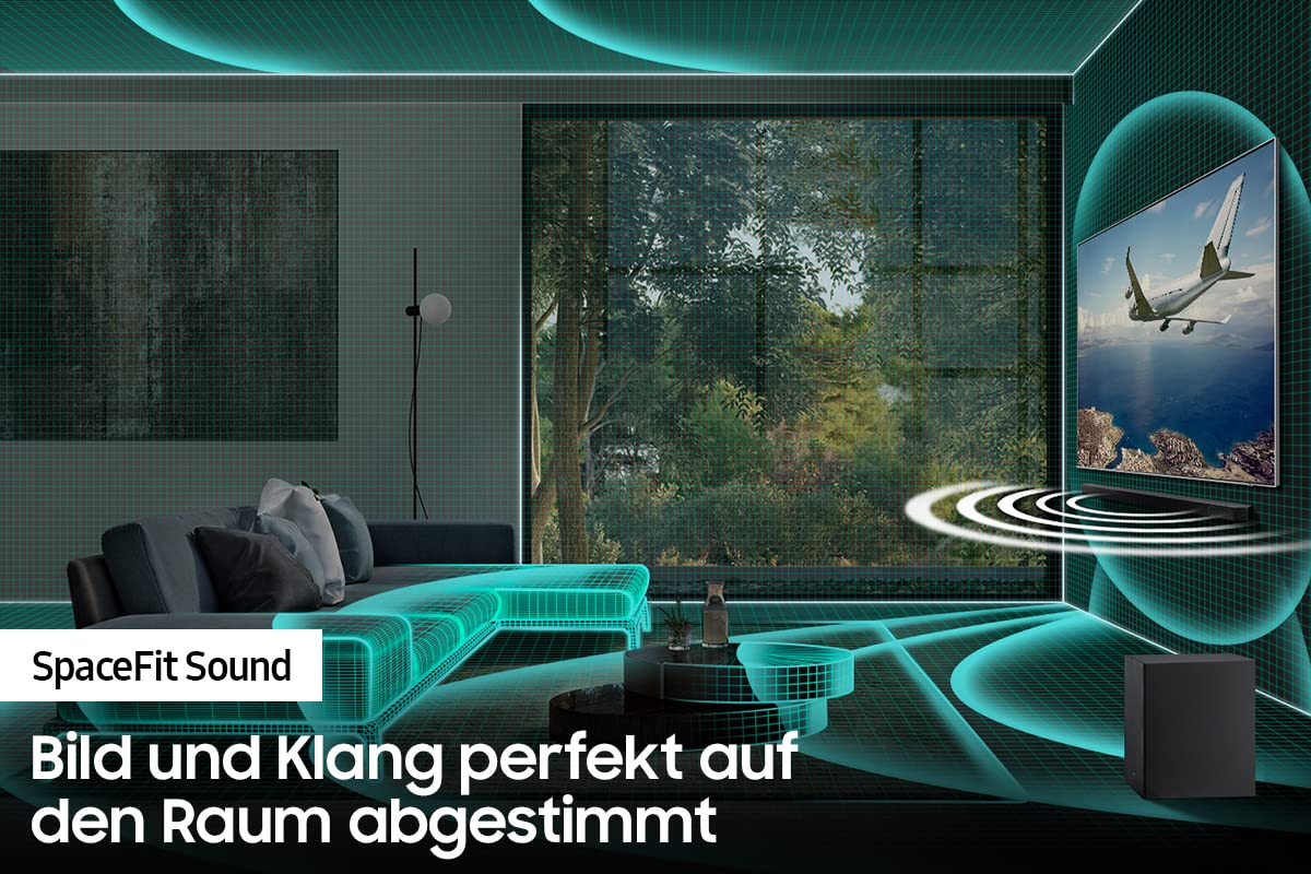 Samsung HW-Q710B 3.1.2-Channel Q-Soundbar (German model), wireless Dolby Atmos/DTS:X, Q-Symphony, SpaceFit Sound [2022]