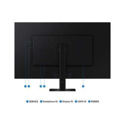 Samsung ViewFinity S70D 4K Monitor 32 inches, UHD, 3,840 x 2,160, 60 Hz, HDR10, Easy Setup Stand, Eye Saver Mode, LS32D700EAUXEN