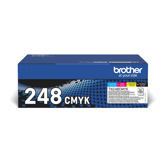 Brother Original TN-248VAL Toner Cartridges Value Pack Cyan/Magenta/Yellow/Black