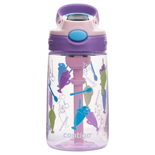 Contigo Kids Water Bottle Easy Clean Autospout with Straw, BPA-free durable bottle, 100% leak-proof, easy to clean, great for daycare, kindergarten, school and sports, 420ml