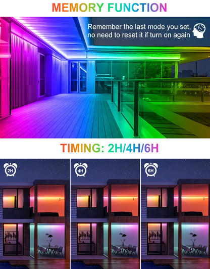 RGB LED spotlight, CLY 25W RGB wall washer light with remote control LED bar IP66 waterproof dimmable floodlight 6 brightness memory function timer light bar for DJ disco Halloween party garden Christmas
