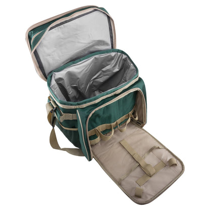 anndora picnic bag green beige cooler bag incl. accessories for 4 people 29 pieces