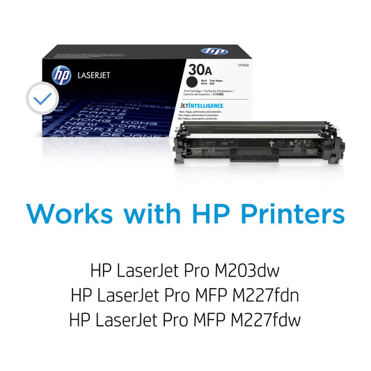 HP 30A (CF230A) Original Black Toner for HP LaserJet Pro M203, M227