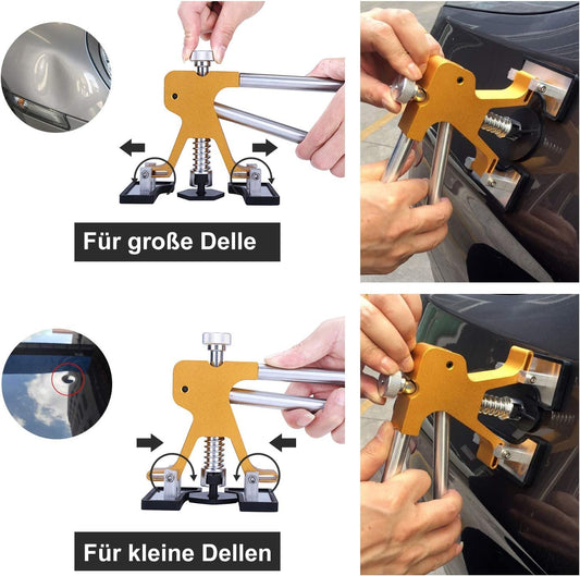 Manelord Dent Repair Tool, Car Paintless Dent Removal Kit, DIY Golden Lifter for Vehicle Dent/Hail Damage Removal