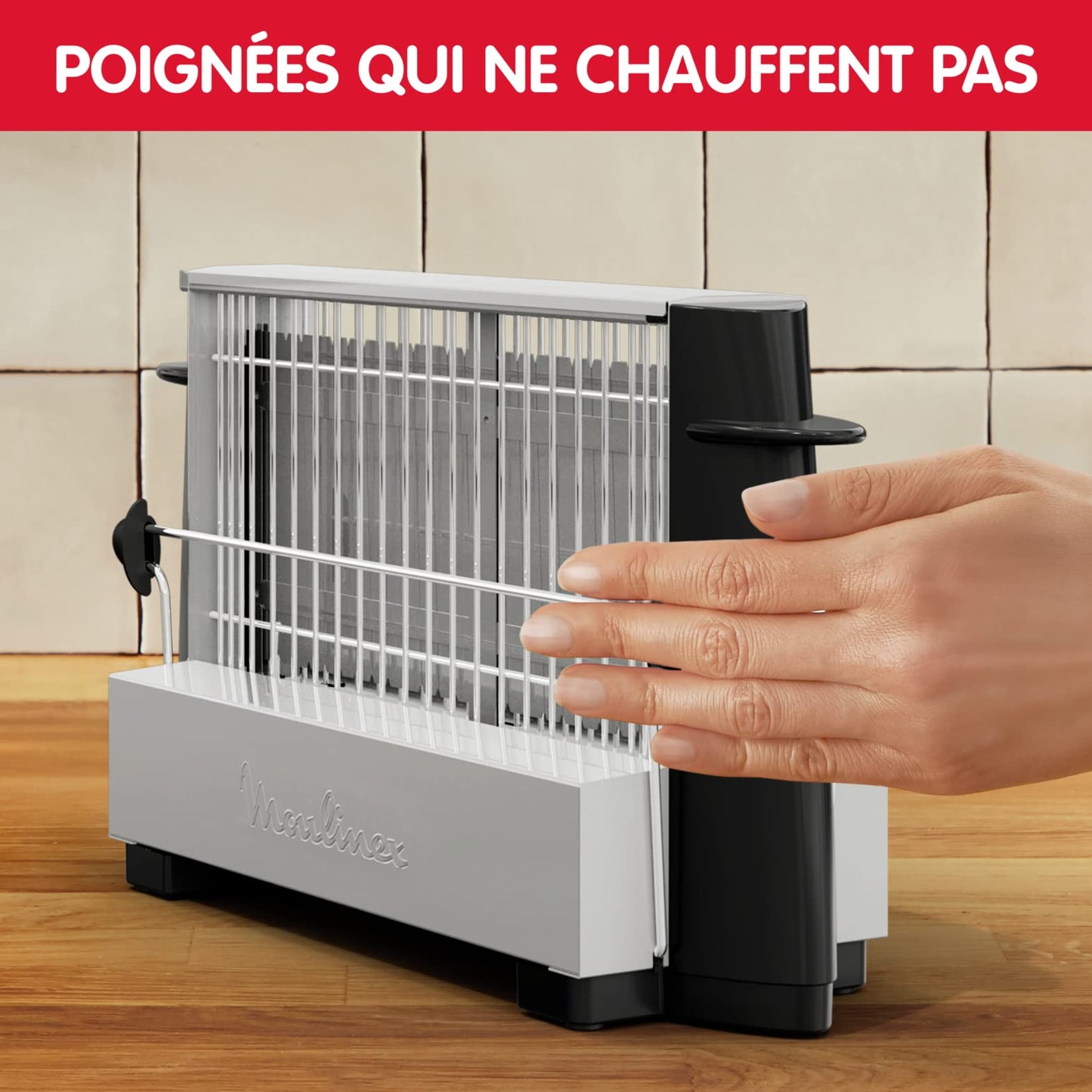 Moulinex A15453 toaster, black
