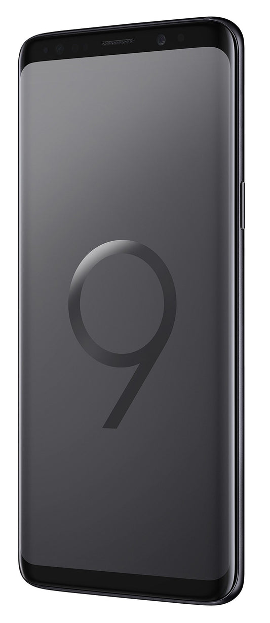 Samsung Galaxy S9 smartphone (5.8-inch touch display, 64GB internal storage, Android, single SIM) Midnight Black - German version