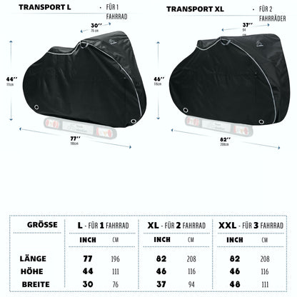 TeamObsidian bike shed weatherproof - bike cover waterproof - 600D bike garage outdoor - 1 to 3 bikes - bike tarp bike cover - bike protective cover on the go