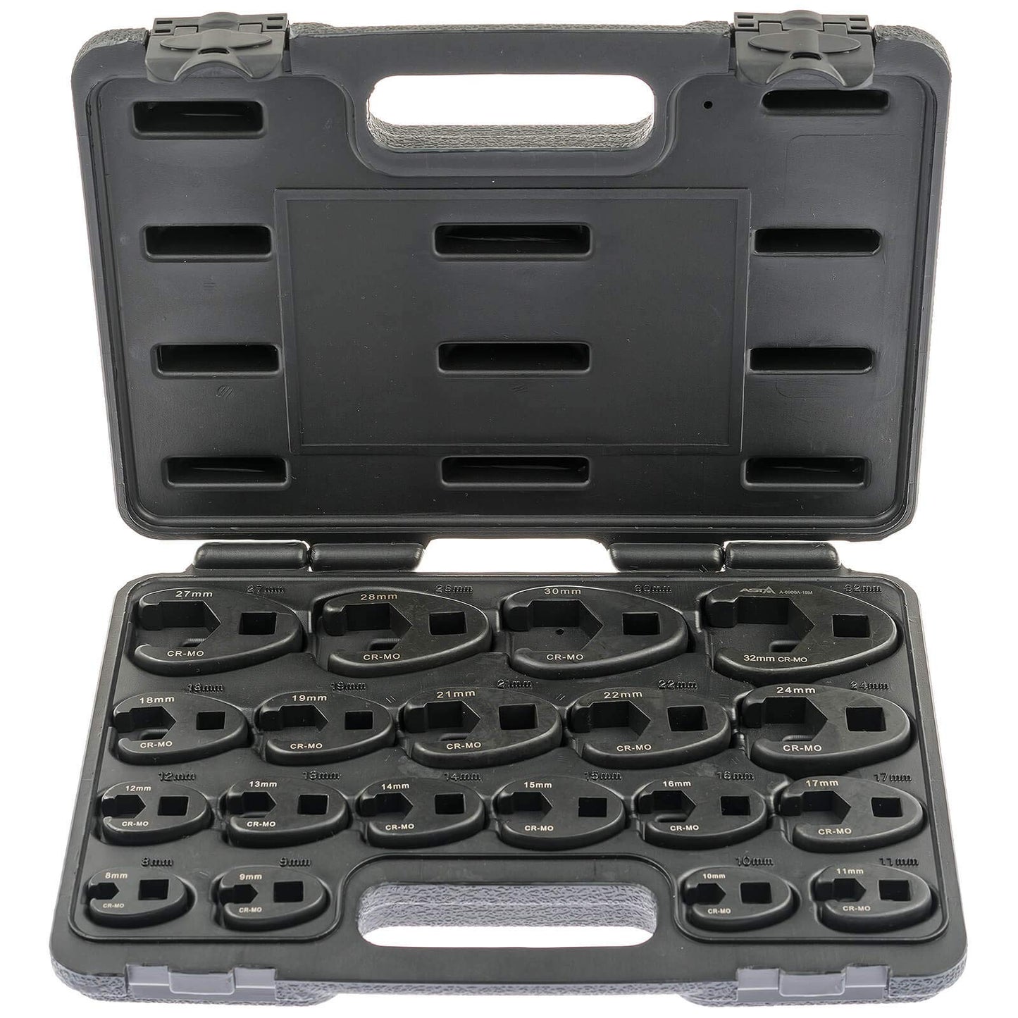 ASTA A-6900A crowfoot socket set, 19 pieces